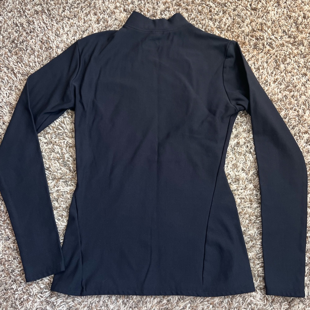 Under Armour Women's ColdGear Fitted Mock Neck Pullover | Medium | Black - Picture 8 of 9